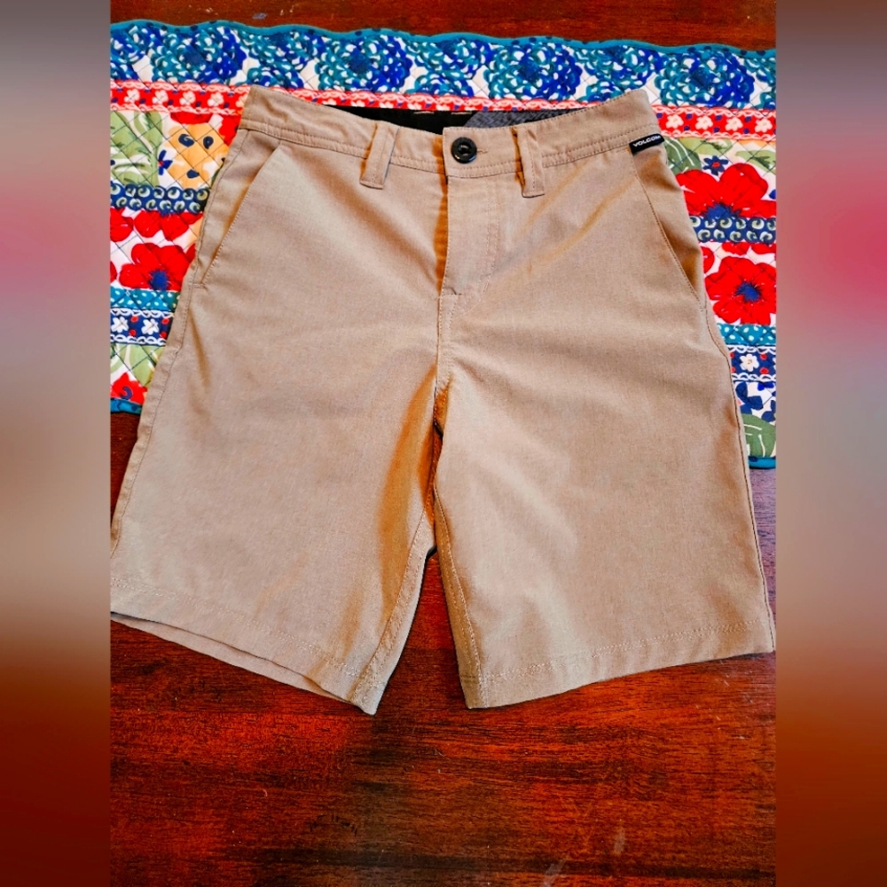 Kids Volcom Khaki Shorts
